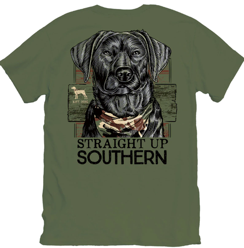 STRAIGHT UP SOUTHERN YOUTH CAMO LAB SHORT SLEEVE T-SHIRT