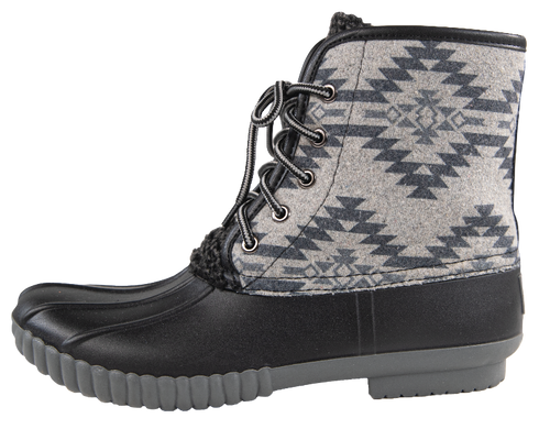 SIMPLY SOUTHERN COLLECTION AZTEC GREY BOOTS