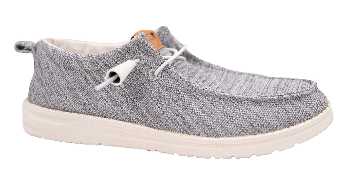 SIMPLY SOUTHERN COLLECTION HEATHER GREY SLIPON SHOES