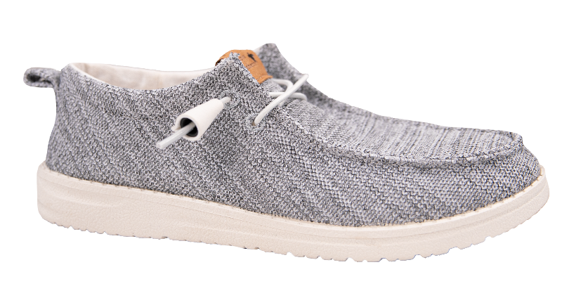SIMPLY SOUTHERN COLLECTION HEATHER GREY SLIPON SHOES
