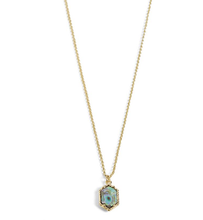 Load image into Gallery viewer, WHISPERS ABALONE HEXAGON NECKLACE