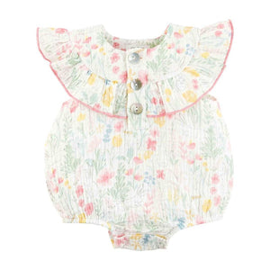 MUD PIE BABY BUNNY FLORAL BUBBLE