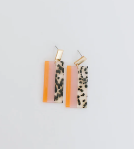 MICHELLE MCDOWELL MONI EARRINGS - CORAL