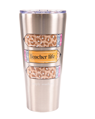 SIMPLY SOUTHERN COLLECTION TEACHER TUMBLER