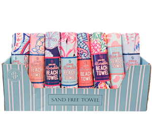 SIMPLY SOUTHERN  COLLECTION SAND FREE BEACH TOWELS