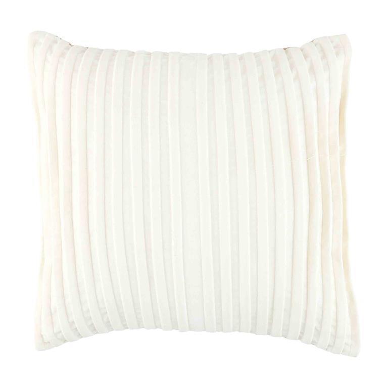 MUD PIE SQUARE PLEATED VELVET PILLOWS