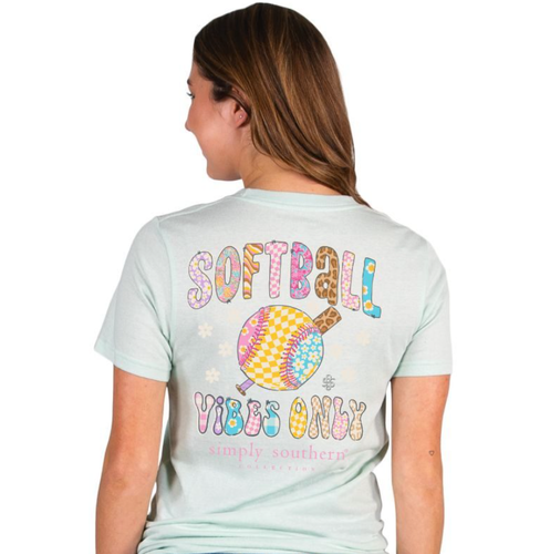 SIMPLY SOUTHERN COLLECTION ADULT SOFTBALL SHORT SLEEVE T-SHIRT