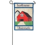 Evergreen Flag & Garden Country Patriotic Barn 2-Sided Polyester Garden Flag