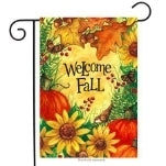 BRIARWOOD LANE WELCOME FALL SUNFLOWERS AUTUMN FLORAL GARDEN FLAG