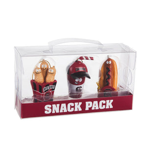 Evergreen University of South Carolina, Snack Pack Ornament Set