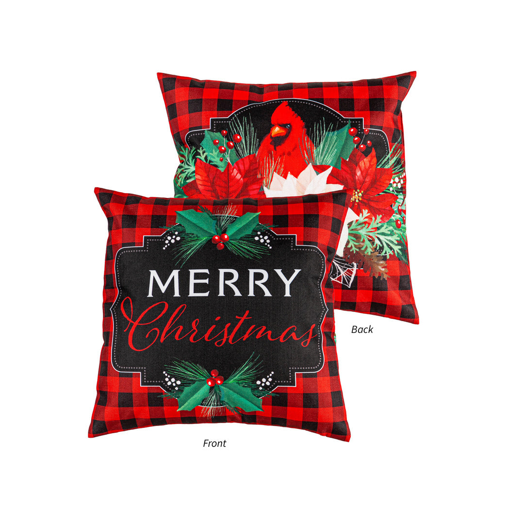 Evergreen Enterprises Happy Holidays 18 in. x 18 in. Interchangeable Pillow  Covers (Set of 4) P4PLC2021H1 - The Home Depot