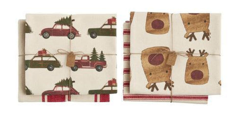 Mud Pie Farm Christmas Towel Sets