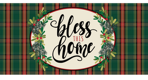 Evergreen Bless this Home Plaid Sassafras Switch Mat