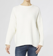 Load image into Gallery viewer, COCO &amp; CARMEN CAMILLA TEXTURED CREW NECK SWEATER - CREAM