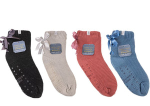 SIMPLY SOUTHERN COLLECTION ASSORTED BOW CAMPER SOCKS