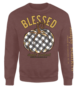 Simply Southern Collection Blessed Crew Sweatshirt