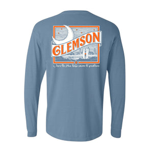 Tigertown Graphics Clemson University Moon Long Sleeve T-shirt