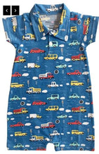 Load image into Gallery viewer, AnnLoren Cars &amp; Trucks Baby Boys Romper Toddler Playsuit
