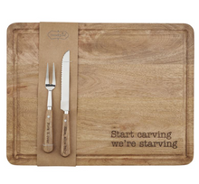 Load image into Gallery viewer, Mud Pie Carving Board Set