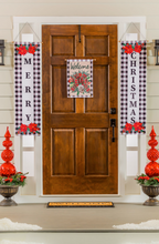 Load image into Gallery viewer, Evergreen Christmas Poinsettias Door Banner Kit