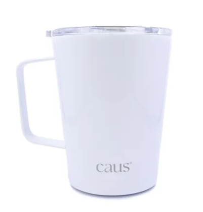 CAUS Clean Slate Stainless Coffee Tumbler With Handle
