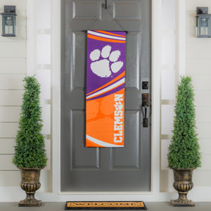 Evergreen Clemson University Double Sided Dowel Banner