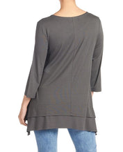 Load image into Gallery viewer, COCO &amp; CARMEN DOUBLE LAYER TUNIC - PEWTER
