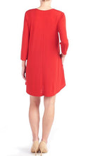 Load image into Gallery viewer, COCO &amp; CARMEN ESSENTIAL TUNIC DRESS - RED