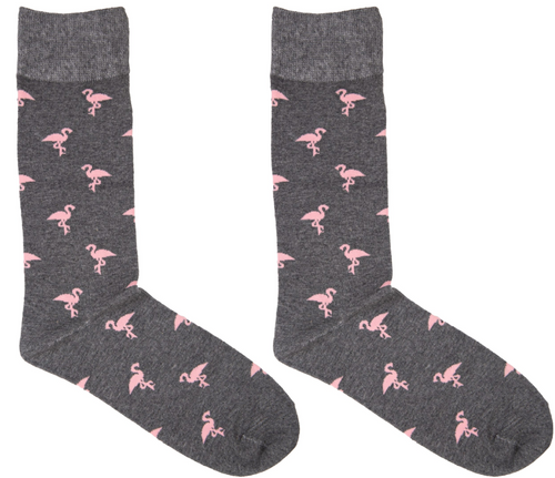 SIMPLY SOUTHERN COLLECTION SOCKS - FLAMINGO