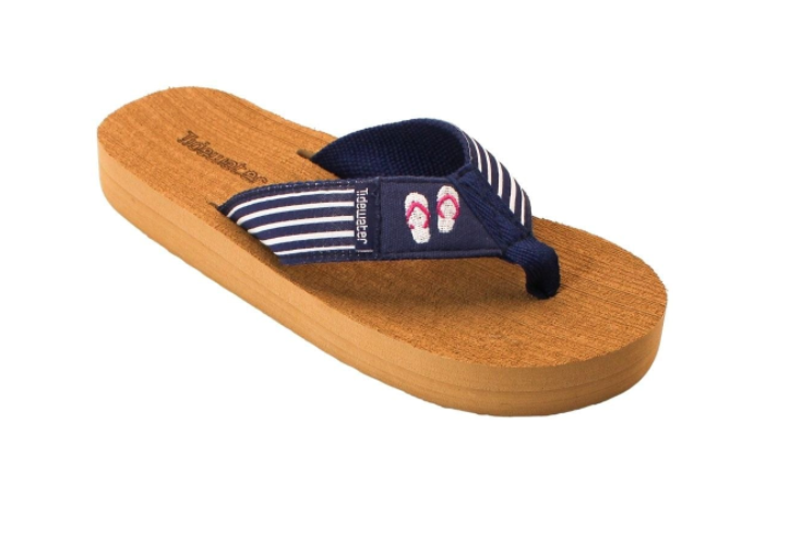 Tidewater Flip Flop Stripes Boardwalk Sandals