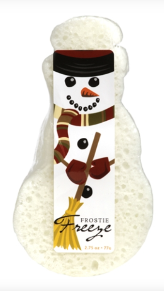 Caren Frostie Freeze Snowman Shower Sponge