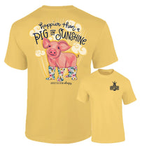 Load image into Gallery viewer, Southernology Happier Than A Pig  Short Sleeve T-shirt