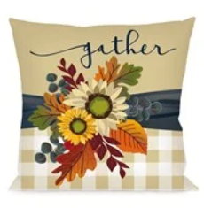 Everrgreen Fall Floral Interchangeable Pillow Covers