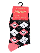 Load image into Gallery viewer, Parquet Ladies Giant Panda Novelty Crew Socks