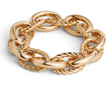 Load image into Gallery viewer, COCO &amp; CARMEN GOLD CHAIN STRETCH BRACELET