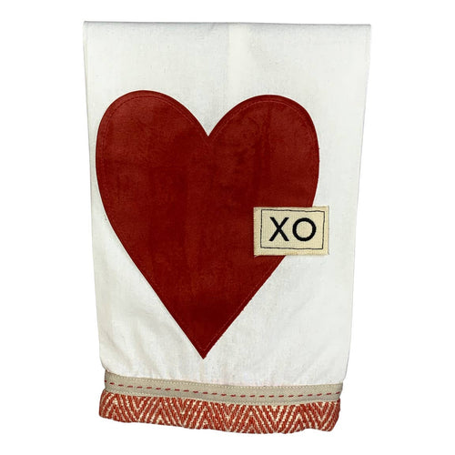 Glory Haus Heart Xo Tea Towel