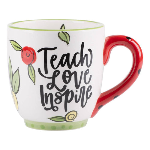 Glory Haus Floral Teach Love Inspire Mug