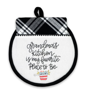 Brownlow Gifts Grandmas Kitchen Hotpad & Towel Set