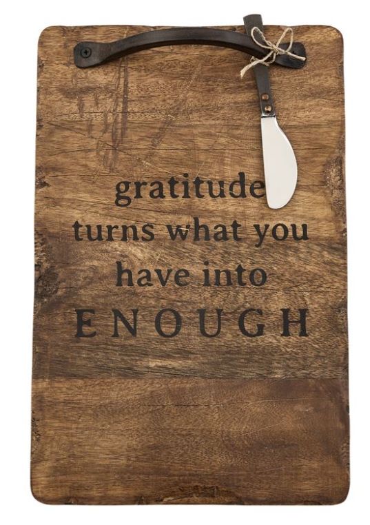Mud Pie Gratitude Board Set