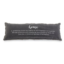 Load image into Gallery viewer, MUD PIE WASHED CANVAS DEFINITION PILLOW