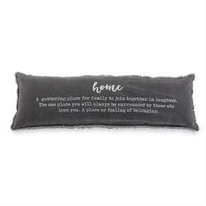 MUD PIE WASHED CANVAS DEFINITION PILLOW