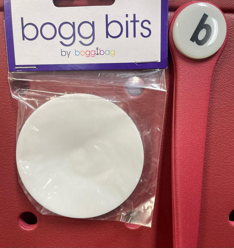 Bogg Bag Bits Baseball Bag Charm in White