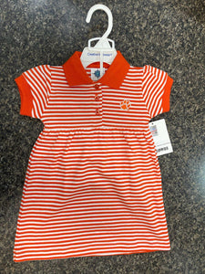 Creative Knitwear Clemson Youth Striped Dress