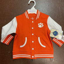 Load image into Gallery viewer, Creative Knitwear Clemson Varsity Jacket