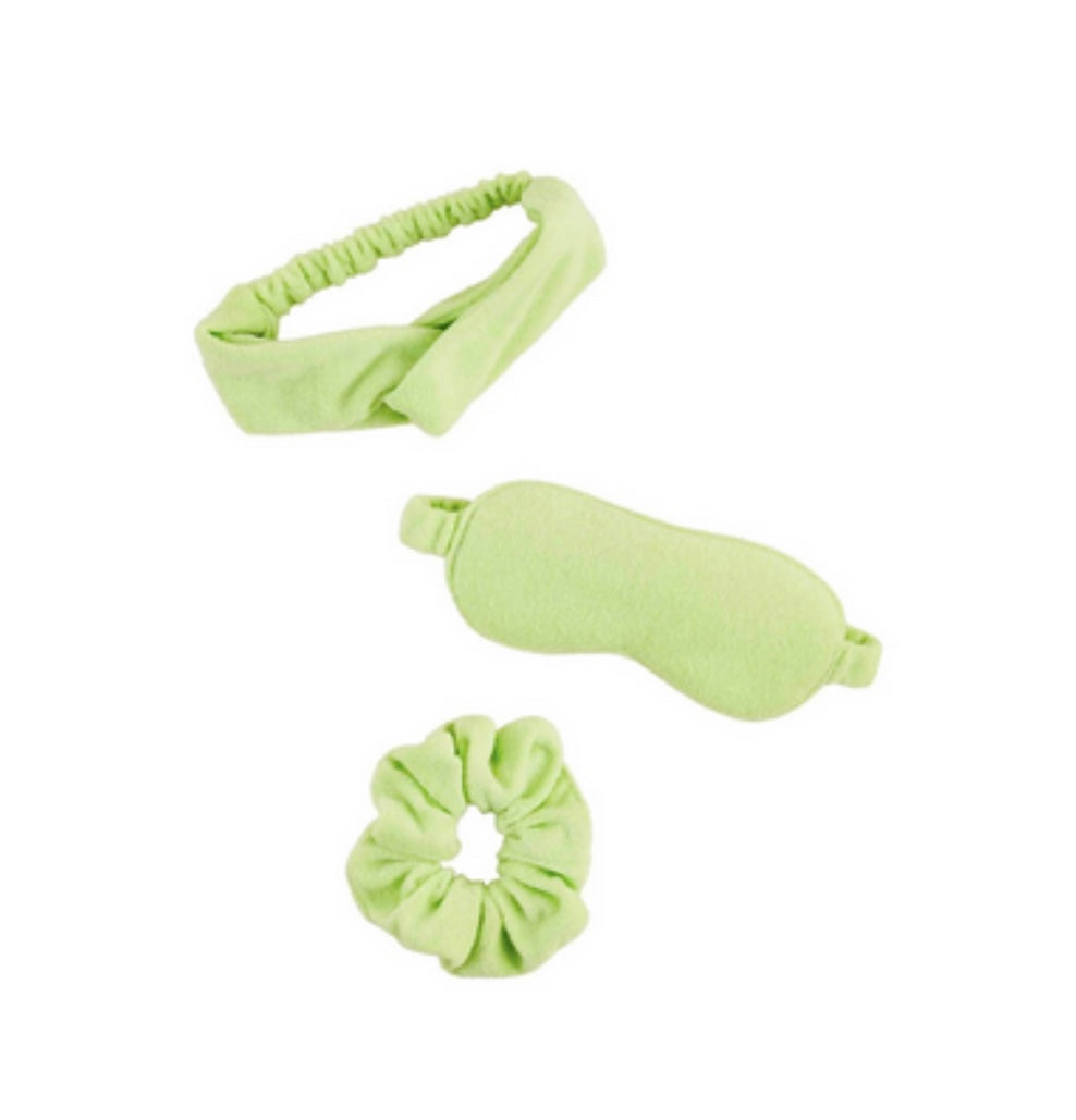 MUD PIE TERRYCLOTH GIFT SET LIME