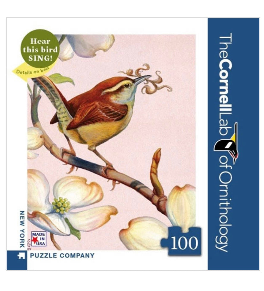 New York Puzzle Company - Cornell Lab Carolina Wren Mini