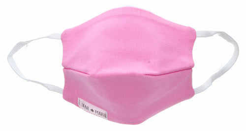 Jane Marie Light Pink Youth Face Mask
