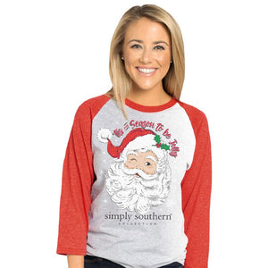 Simply Southern Collection Jolly Raglan T-shirt