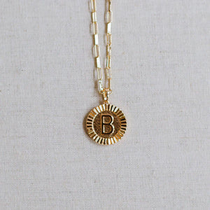 MICHELLE MCDOWELL KATE INITIAL NECKLACE