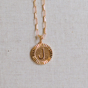 MICHELLE MCDOWELL KATE INITIAL NECKLACE